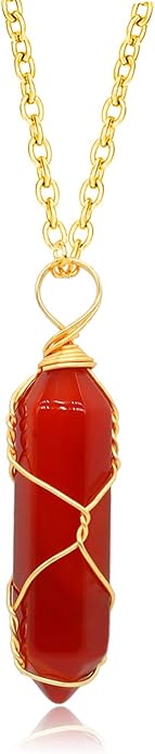 Carnelian Pendant Necklace